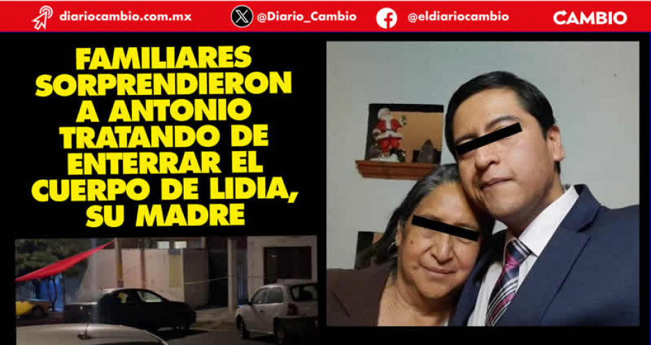 Feminicidio 54: A Lidia la mató su propio hijo, quien trató de sepultar el cadáver en el patio de su casa