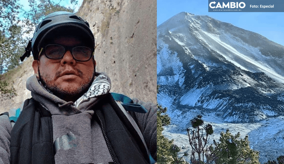 Hallan celular de José Luis, alpinista que sigue desaparecido en el Citlaltépetl