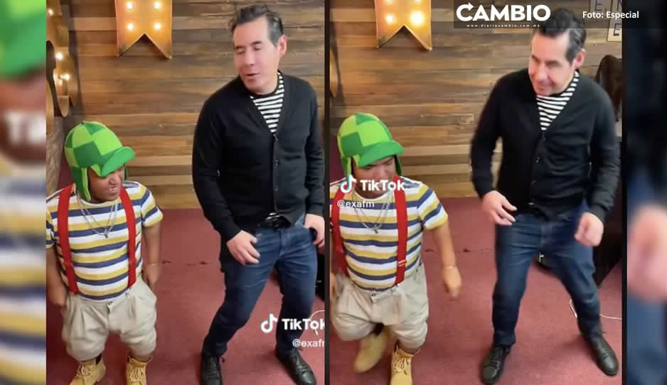 ¡Puro cabeceo! Medio Metro le enseña sus mejores pasos a Yordi (VIDEO)