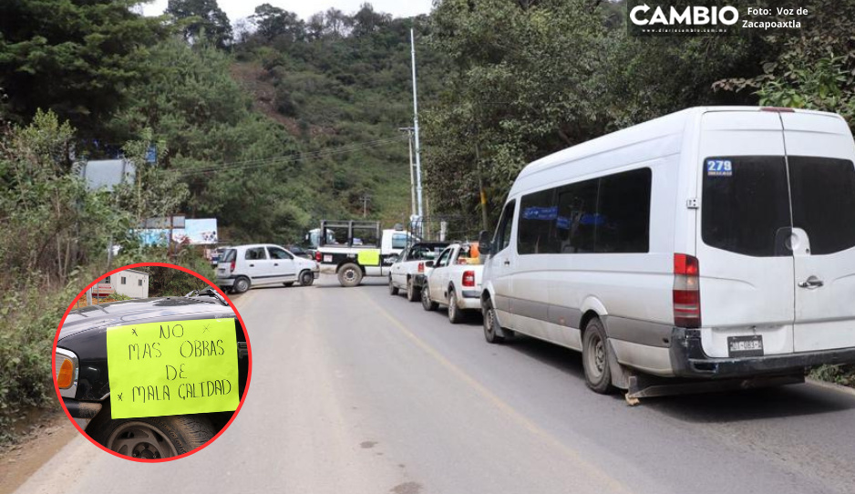 Pobladores mantienen bloqueada la Acuaco-Equimita tras 6 horas