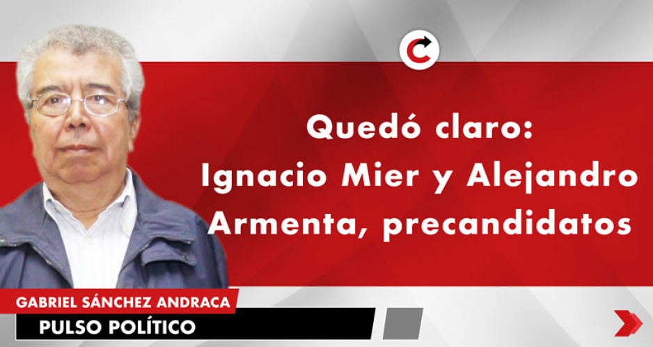 Quedó claro: Ignacio Mier y Alejandro Armenta, precandidatos