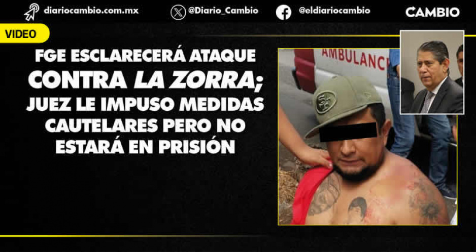Segundo ataque contra la Zorra fue por disputa de drogas: quedó baleado pero libre