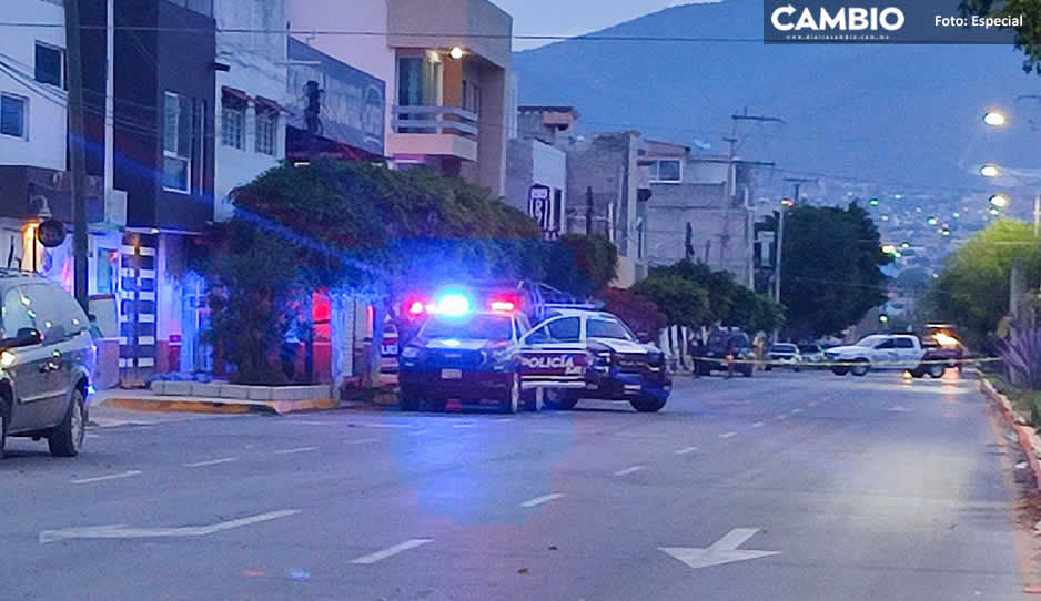 ¡Ataque directo! Hombre es ejecutado a balazos en plenas calles de Tehuacán