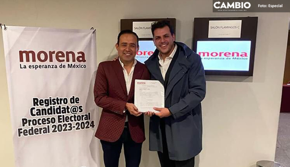 Lalo Castillo se registra como candidato a diputado federal por el distrito XIV de Izúcar