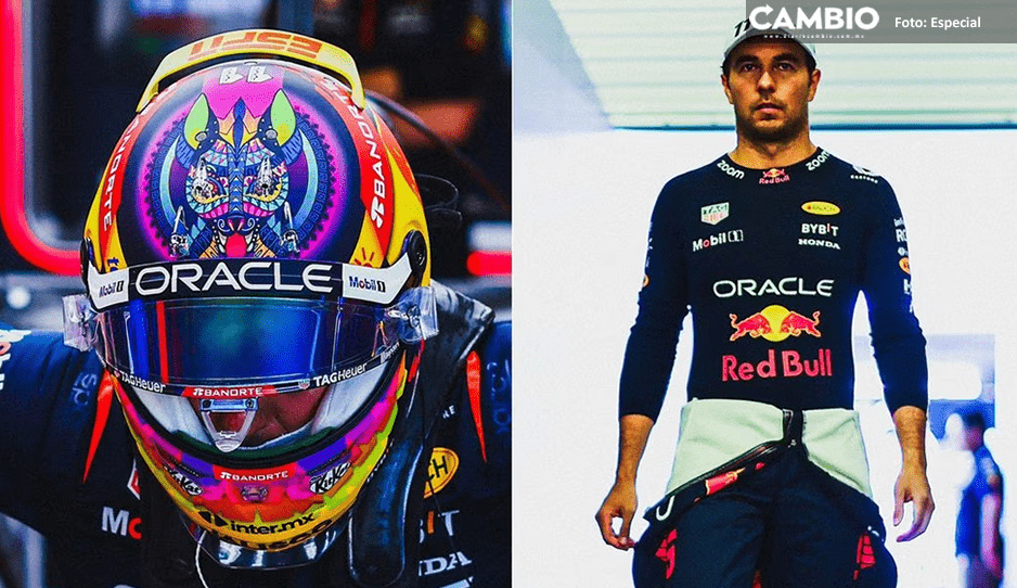 Casco de &#039;Checo&#039; Pérez es subastado en 1.7 millones para apoyar a los damnificados de Otis