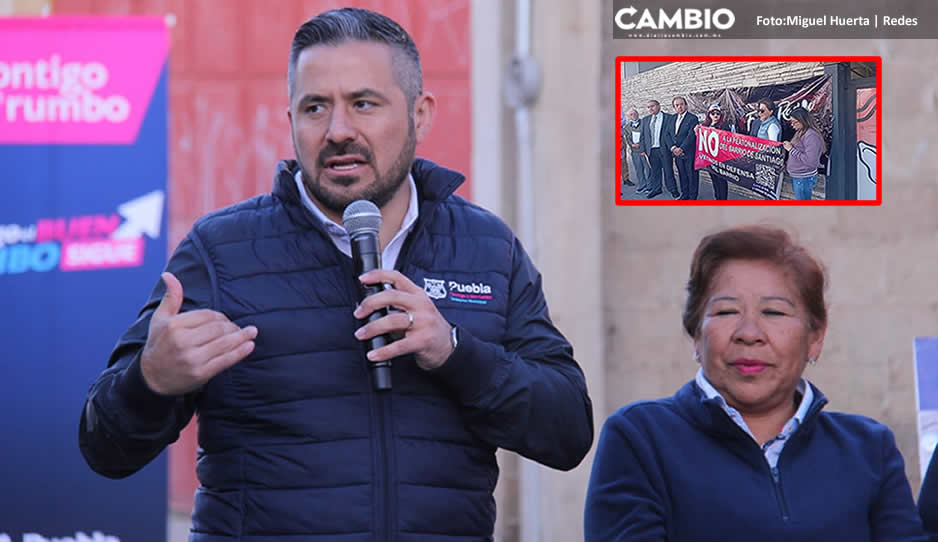 Protesta vs peatonalización del Barrio de Santiago es tema político, asegura Adán Domínguez (VIDEO)