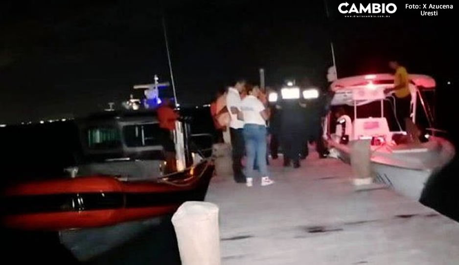 ¡Cómo el Titanic! Se hunde embarcación que iba a Isla Mujeres en Cancún; hay 4 muertos