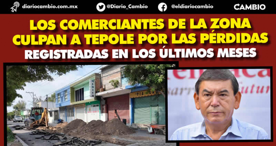 Obras chafas de Tepole provocan tercer cierre de la Vía Puebla en menos de ocho meses