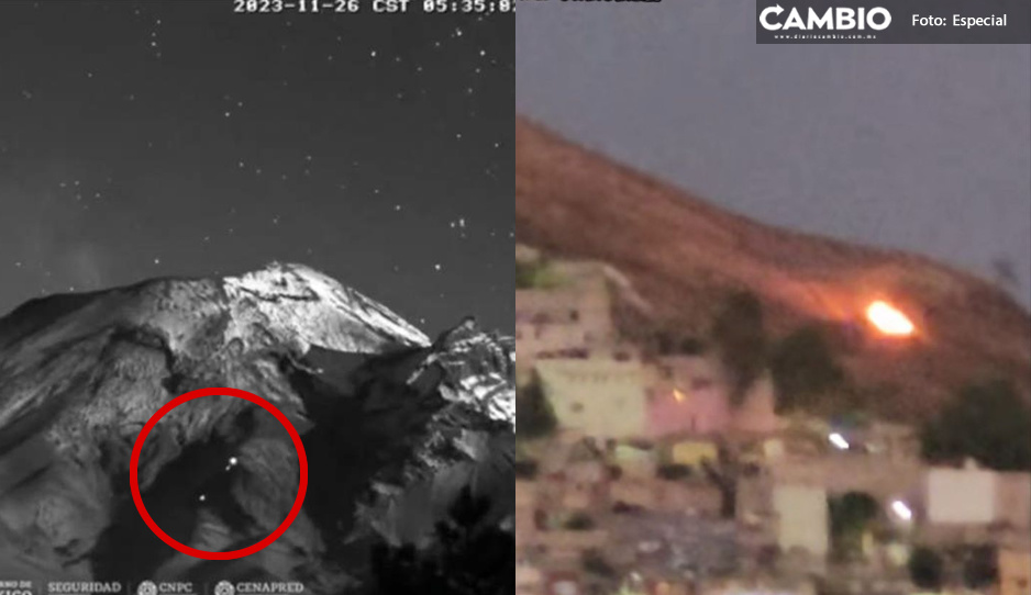 ¿Brujas? Captan misteriosas luces subiendo al Popocatépetl (VIDEO)