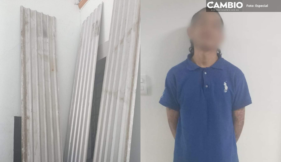 Policía detiene a Mauro N. por robo a casa habitación en Juan C. Bonilla