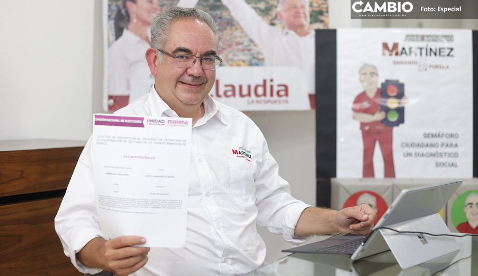 Dr. Martínez otro más que se registra al proceso interno de Morena