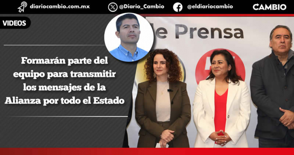 Nombra Lalo Rivera a Nancy, Nadia y Tigre Aguilar como sus voceros