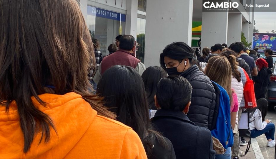 ¡Todo al último! Cholultecas se quedan sin poder tramitar credencial de electoral (VIDEO)