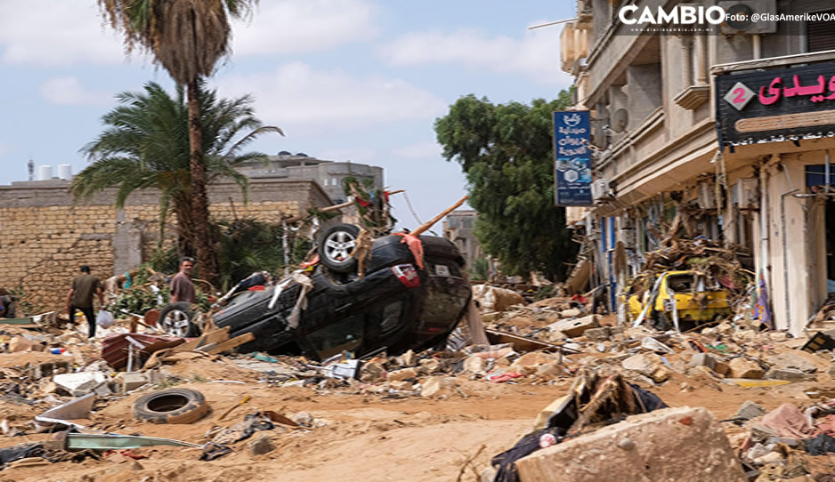 ¡Tragedia en Libia! Reportan más de 5 mil muertes tras inundación
