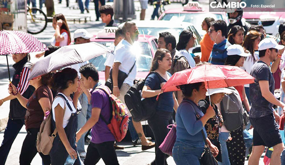 El jueves será el día más caluroso en Puebla; llegará hasta los 40 grados