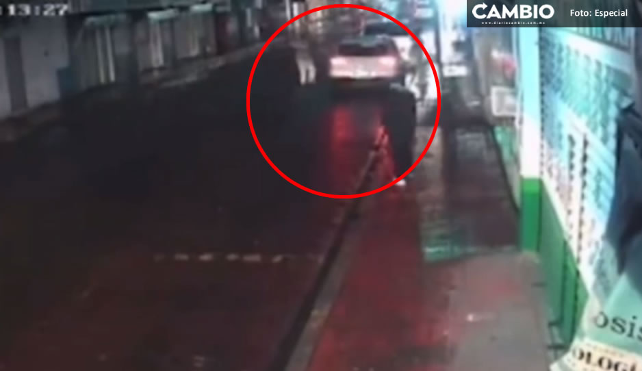 Filtran nuevo VIDEO del asesinato de “El Gary”, empresario farmacéutico en Izúcar 