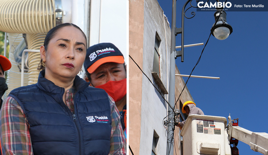 Sin funcionar tres por ciento de luminarias públicas en Puebla capital