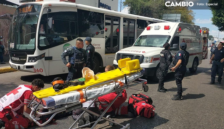 Muere el abuelito atropellado por policía en Boulevard 5 de Mayo