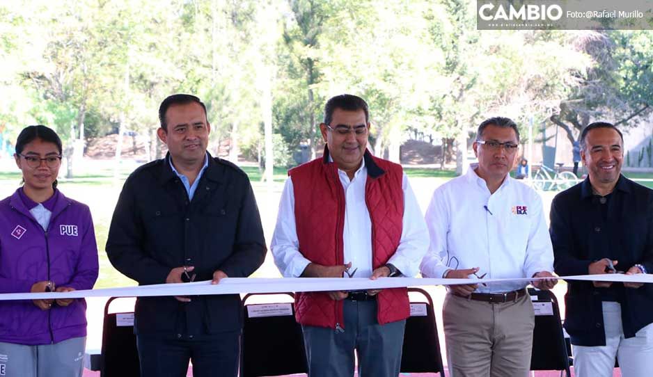 Inaugura Sergio Salomón remodelación del Parque del Arte; se invirtió 10 millones (VIDEO)