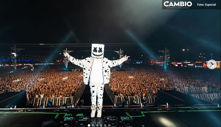 Aseguran fans acamparon en la Feria de Puebla para ver a Marshmello (VIDEO)