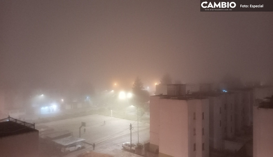 ¡ALERTA ESTA NOCHE EN PUEBLA! Reportan densa neblina en varios puntos de la Angelópolis