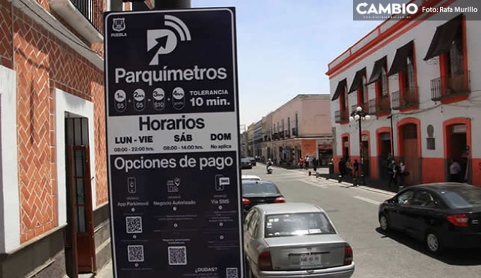 ¡Atención! Habrá 15 días sin multas tras reactivación de cobro de parquímetros en Puebla capital