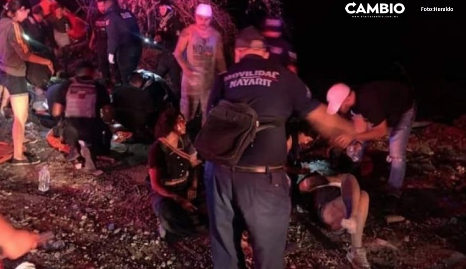 ¡Tragedia en Nayarit! Fuerte accidente de autobús cobra la vida de 24 pasajeros