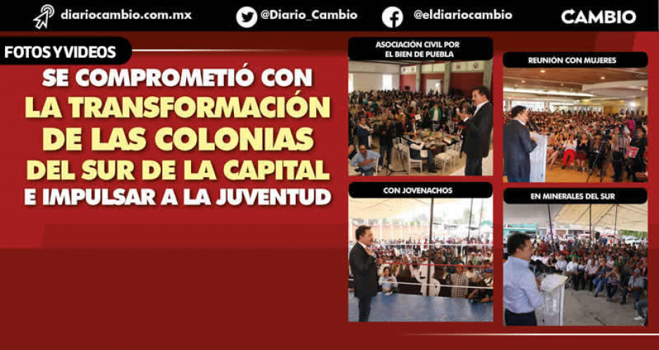 Nacho Mier promete mejor seguridad y apoyos reales a mujeres y j&oacute;venes en Puebla