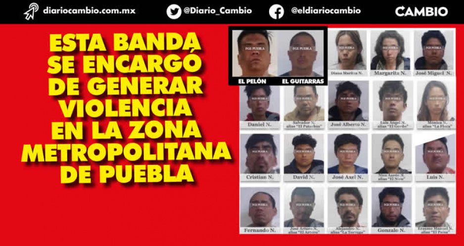 FGE detiene al Pelón y 19 cómplices: están implicados con masacre del bar Pinochos y otros hechos violentos
