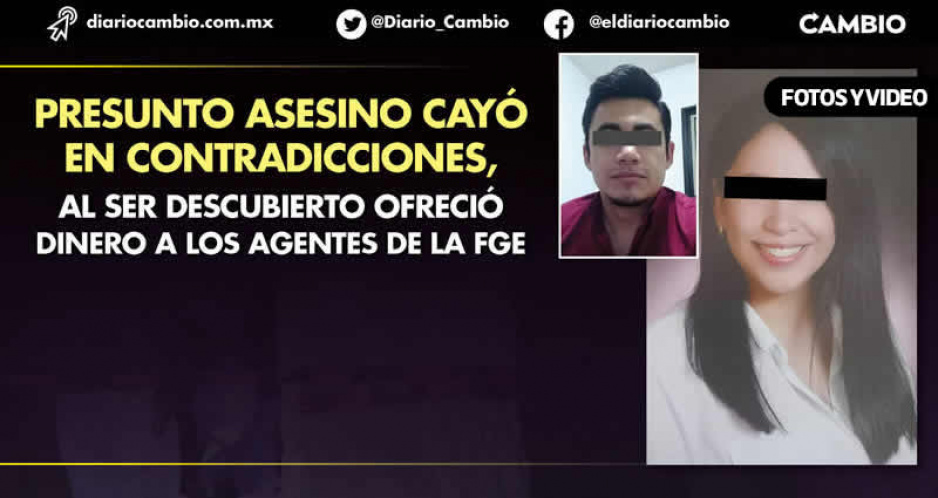 Por celos, René estranguló a Alicia Esmeralda, envolvió su cuerpo en una sábana y lo tiró en Zacapala