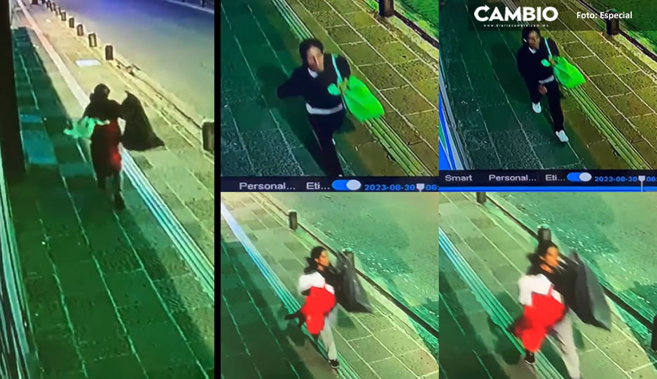 VIDEO: Exhiben a lacras en redes; hacen m&uacute;ltiples robos en negocios del Centro Hist&oacute;rico