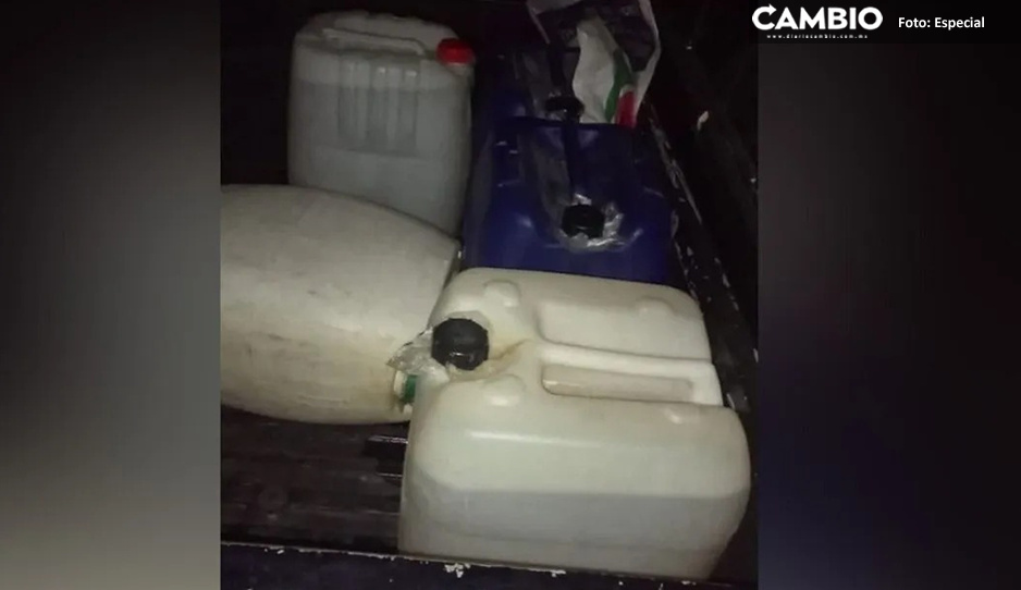 Detienen a Octavio con 2 mil litros de huachicol en Ahuazotepec; pasará 10 años en prisión