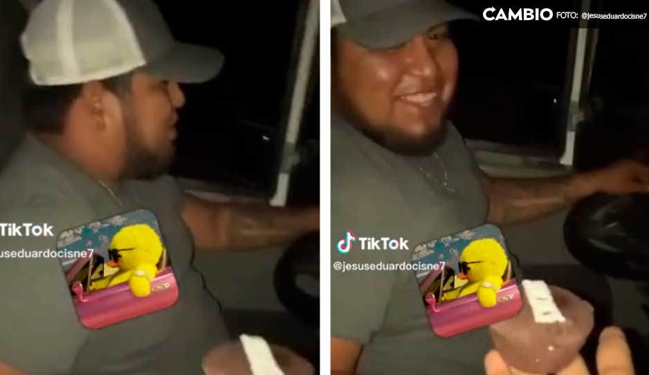Lejos de casa: Trailero celebra su cumpleaños con un &#039;pingüino&#039; y Cepillín de fondo