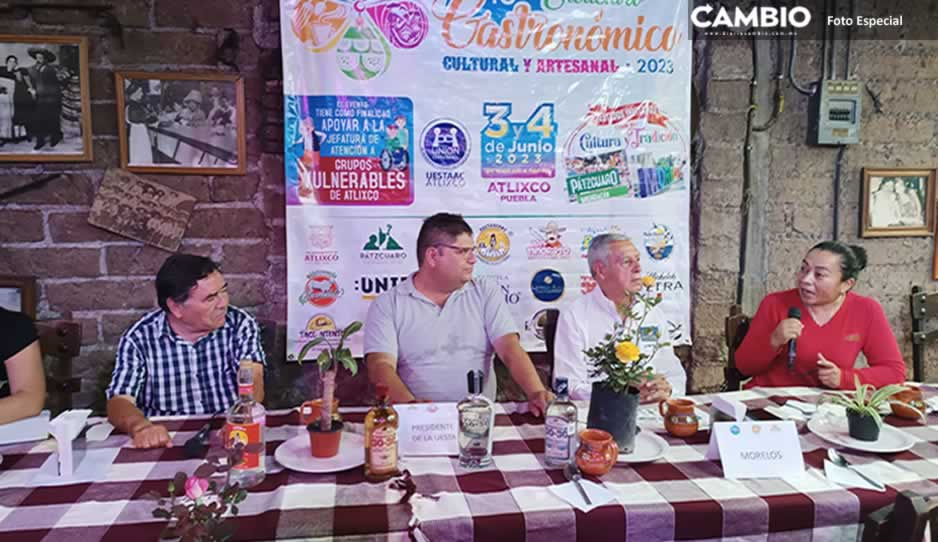 Atlixco anuncia décimo encuentro gastronómico