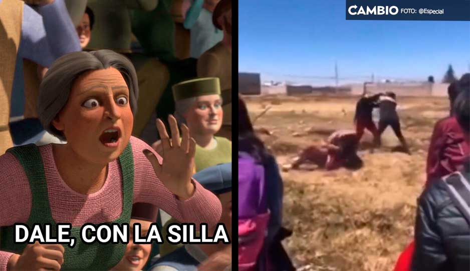 Estudiantes de secundaria pelean y sus tías, en vez de separarlas, también se golpean (VIDEO)