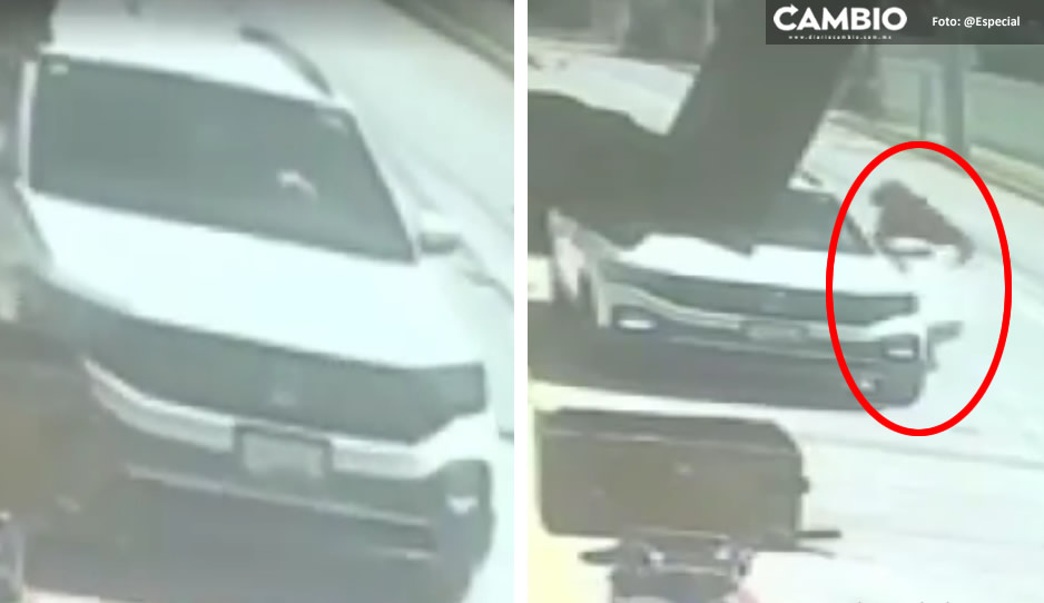 VIDEO: Captan robo de camioneta a plena luz del día en Cuautlancingo