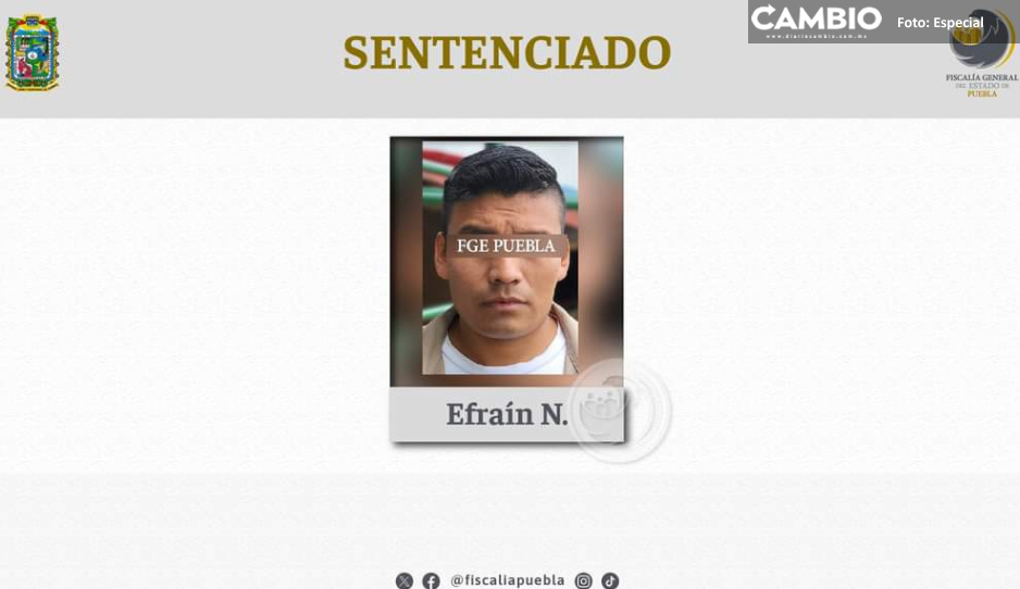 Efraín pasará 13 años en prisión por intentar matar al esposo de su expareja en Huauchinango
