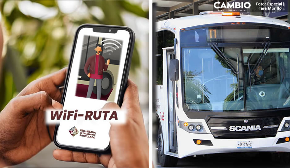 ¡Internet gratis! Así podrás conectarte al wifi del RUTA en Puebla