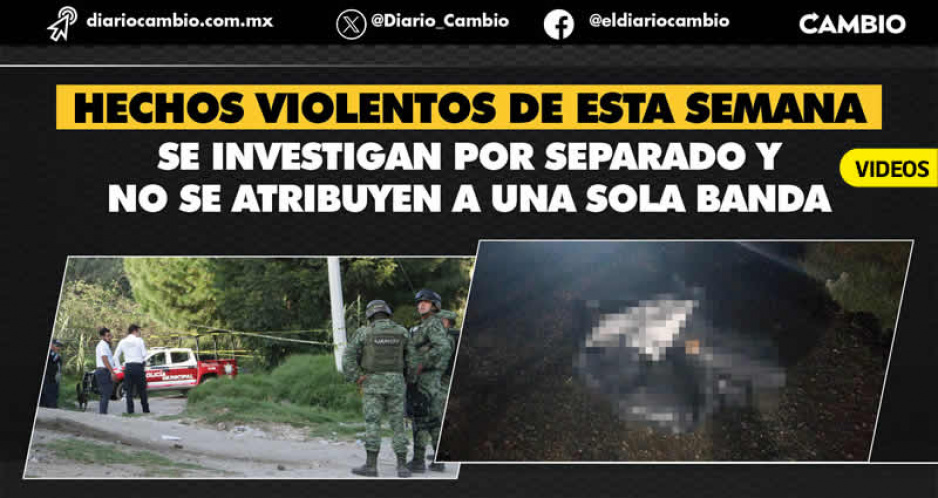 Ejecutados en Valsequillo, masacres de Canoa y Amozoc sin relación alguna: FGE