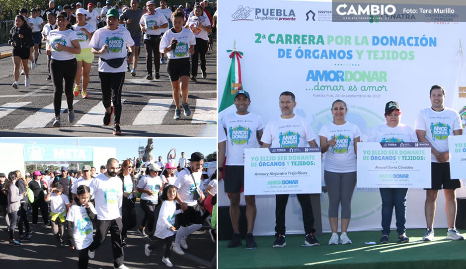Realizan segunda carrera por la donación de órganos y tejidos &quot;Amor es donar” en Los Fuertes (VIDEO)