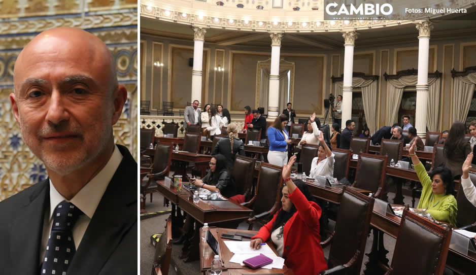 Pleno del Congreso local avala salida de Carlos Palafox del TSJP (VIDEO)