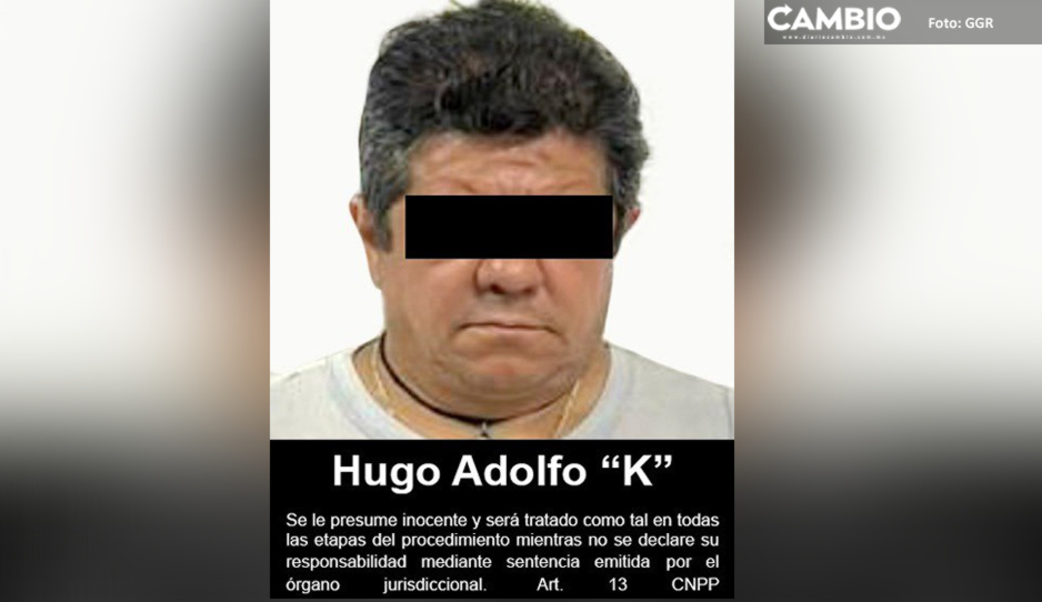 Presentan FOTO oficial de Adolfo Karam tras su detención por caso Lydia Cacho