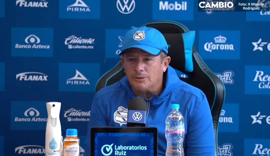 Club Puebla buscará aprovechar la localía para obtener sus tres puntos vs Necaxa: Carbajal (VIDEO)