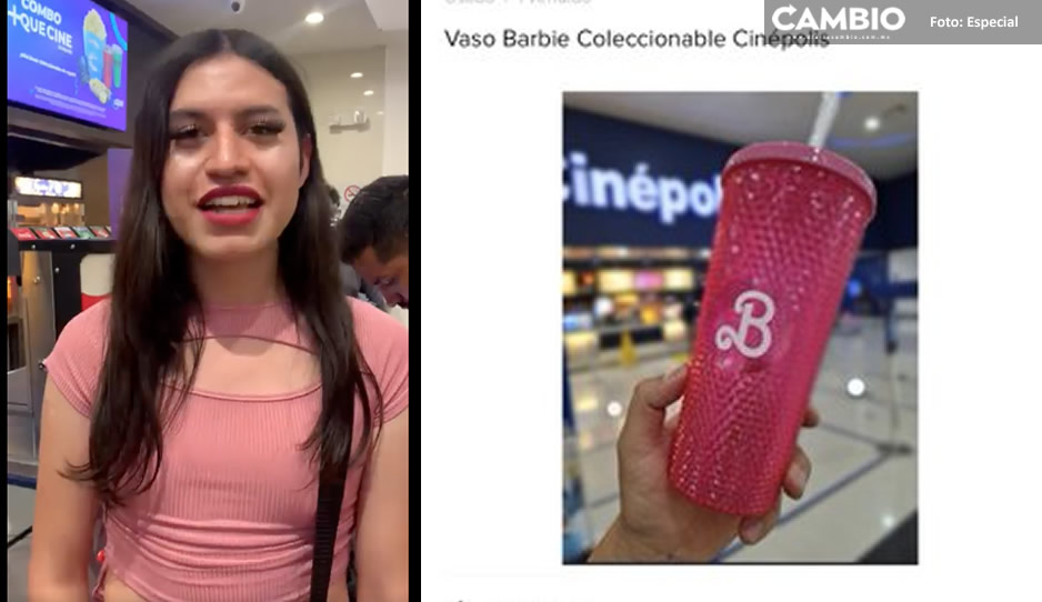 Fan revienta contra Cinépolis por no obtener el vaso de Barbie: estuve 5 horas formada (VIDEO)