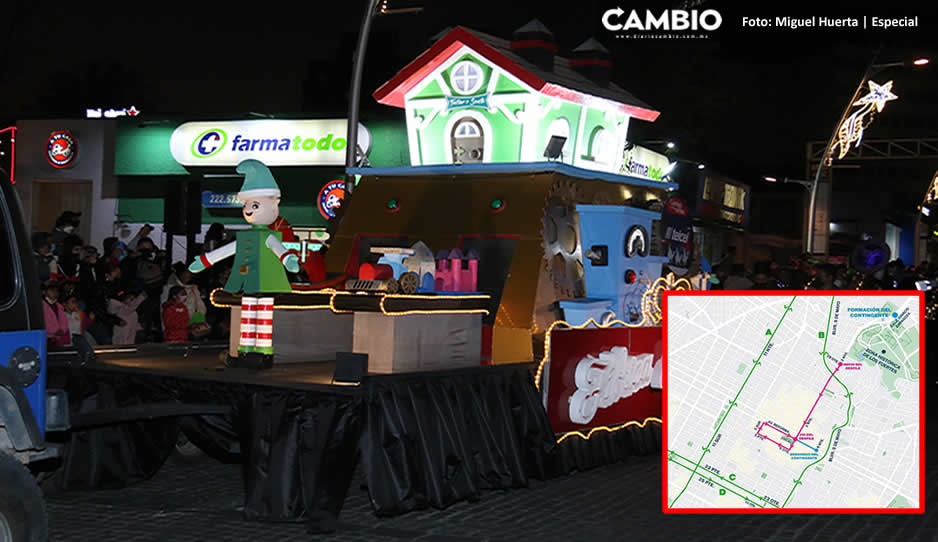 ¡Toma vías alternas! Estas calles estarán cerradas por el Desfile de Reyes en Puebla