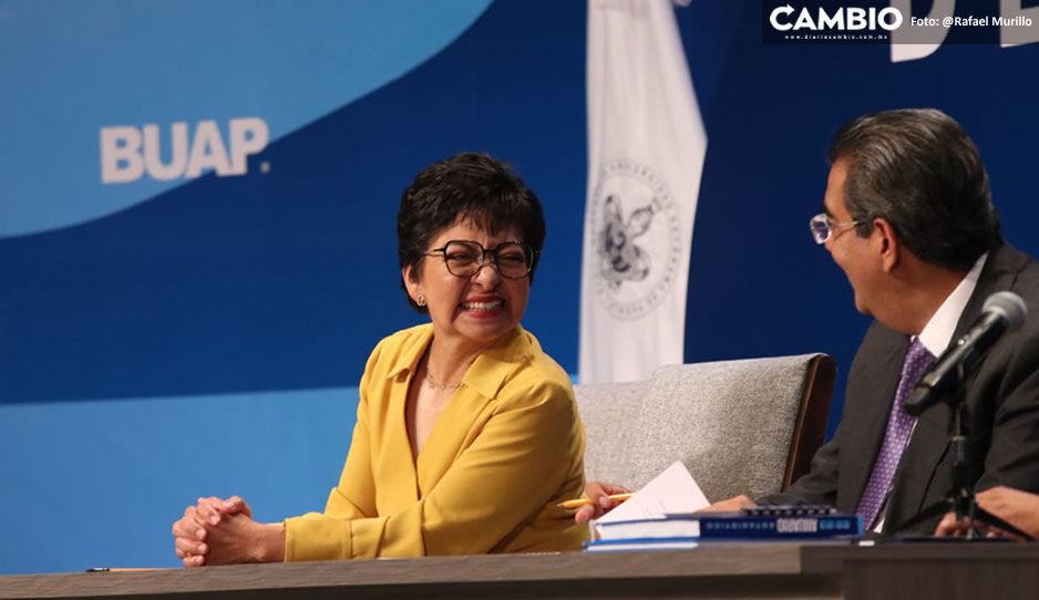 Reconoce Lilia Cedillo al gobierno de Sergio Salomón como aliados de la BUAP (VIDEO)