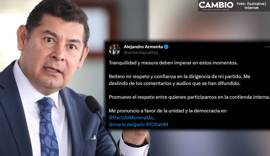 Se deslinda Armenta de audio sobre supuesta negociación de Nacho Mier por candidatura de Morena
