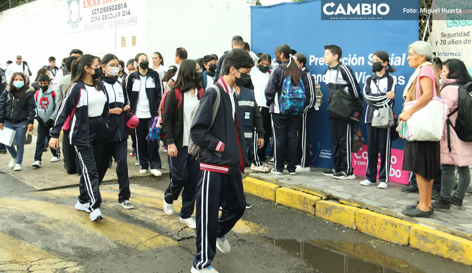 Durante la pandemia 41 mil poblanos dejaron la escuela; Puebla superó la media nacional