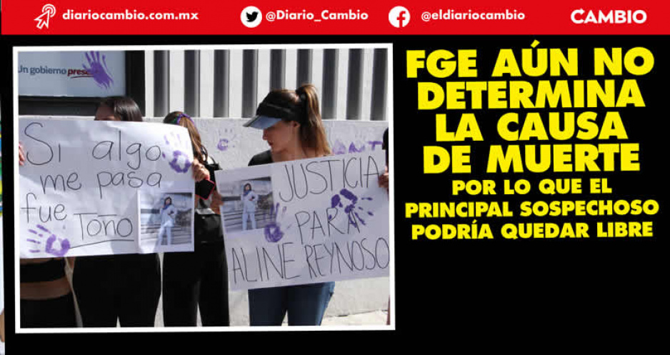 Amigos de Aline Reynoso protestan frente a Fiscalía: no fue suicidio, fue feminicidio