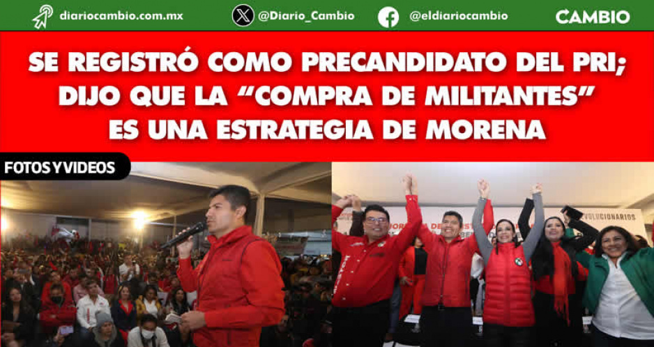 Morena ya está temblando, por eso usa encuestas, guerra sucia y compra de militantes: ‘Lalo’ Rivera